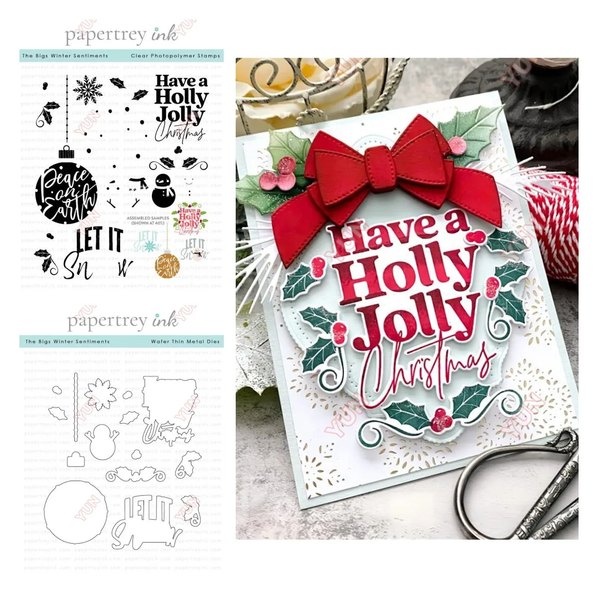 Musical Instrument Triangle - The Bigs Winter Sentiments Stamps Christmas