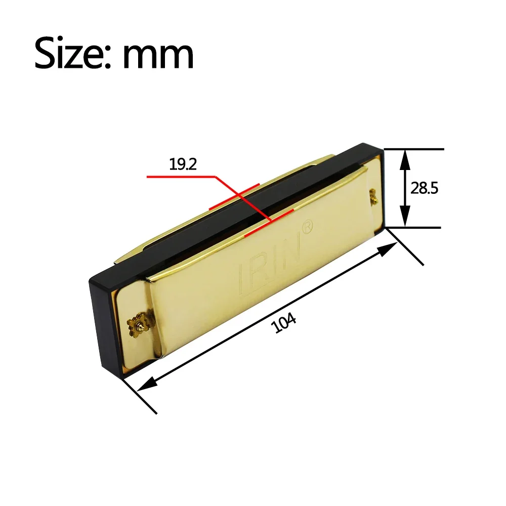 IRIN Harmonica 10 Hole 20 Tone - đánh giá và giá Musical Instruments Names