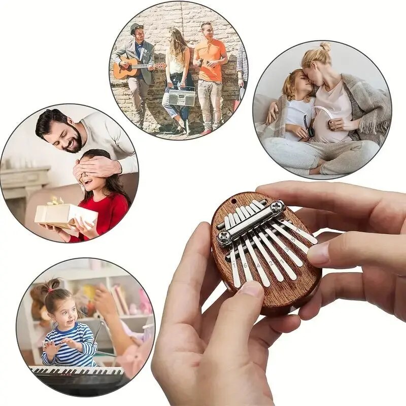 8 Key Mini Wooden Kalimba High - đánh giá và giá Musical Instrument Marimba