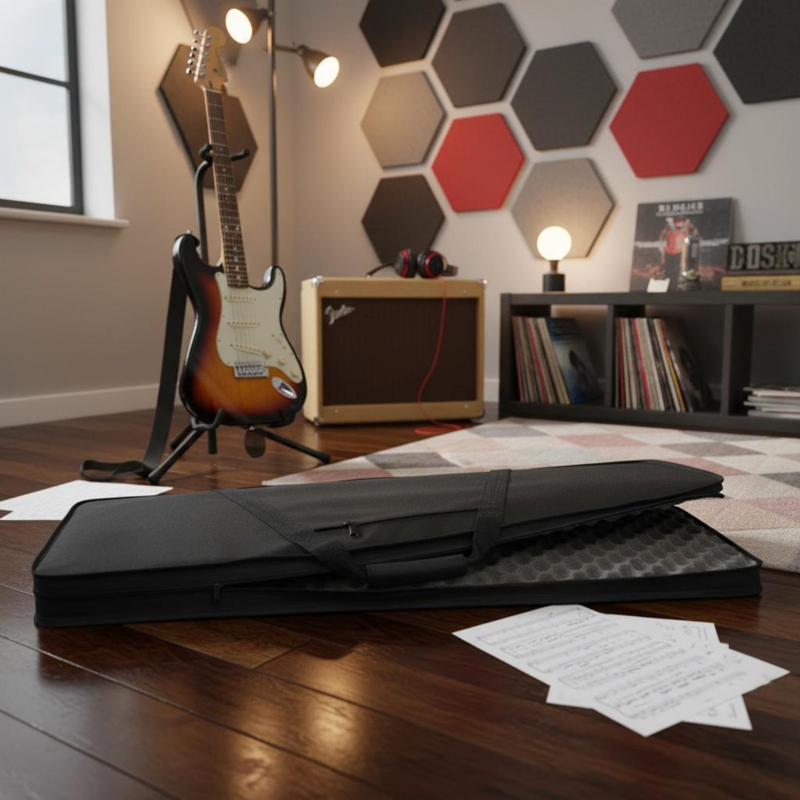 Lightweight Foam Guitar Case W - đánh giá và giá Musical Instruments