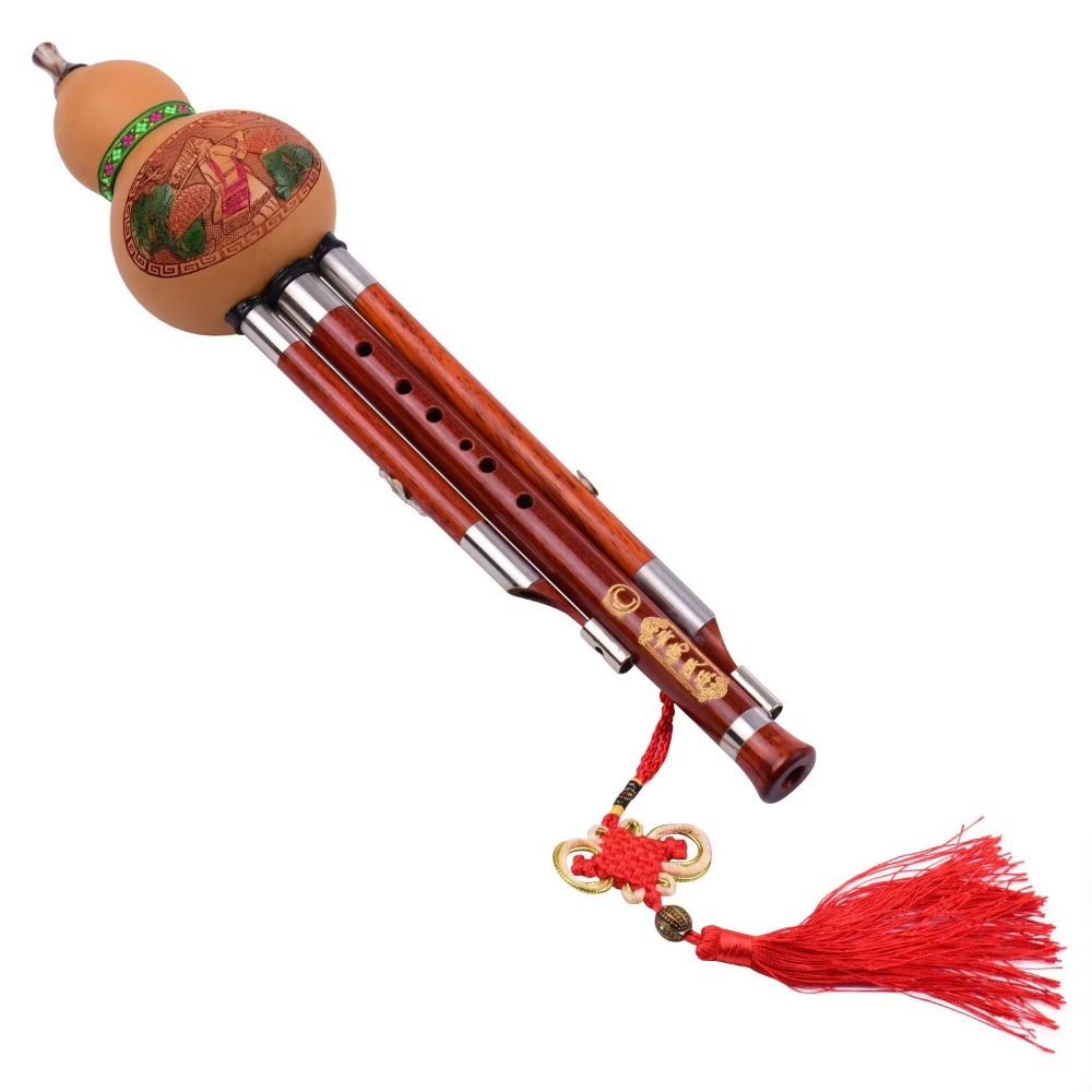 3-Tone C Key Hulusi Gourd Flut - đánh giá và giá Musical Instruments