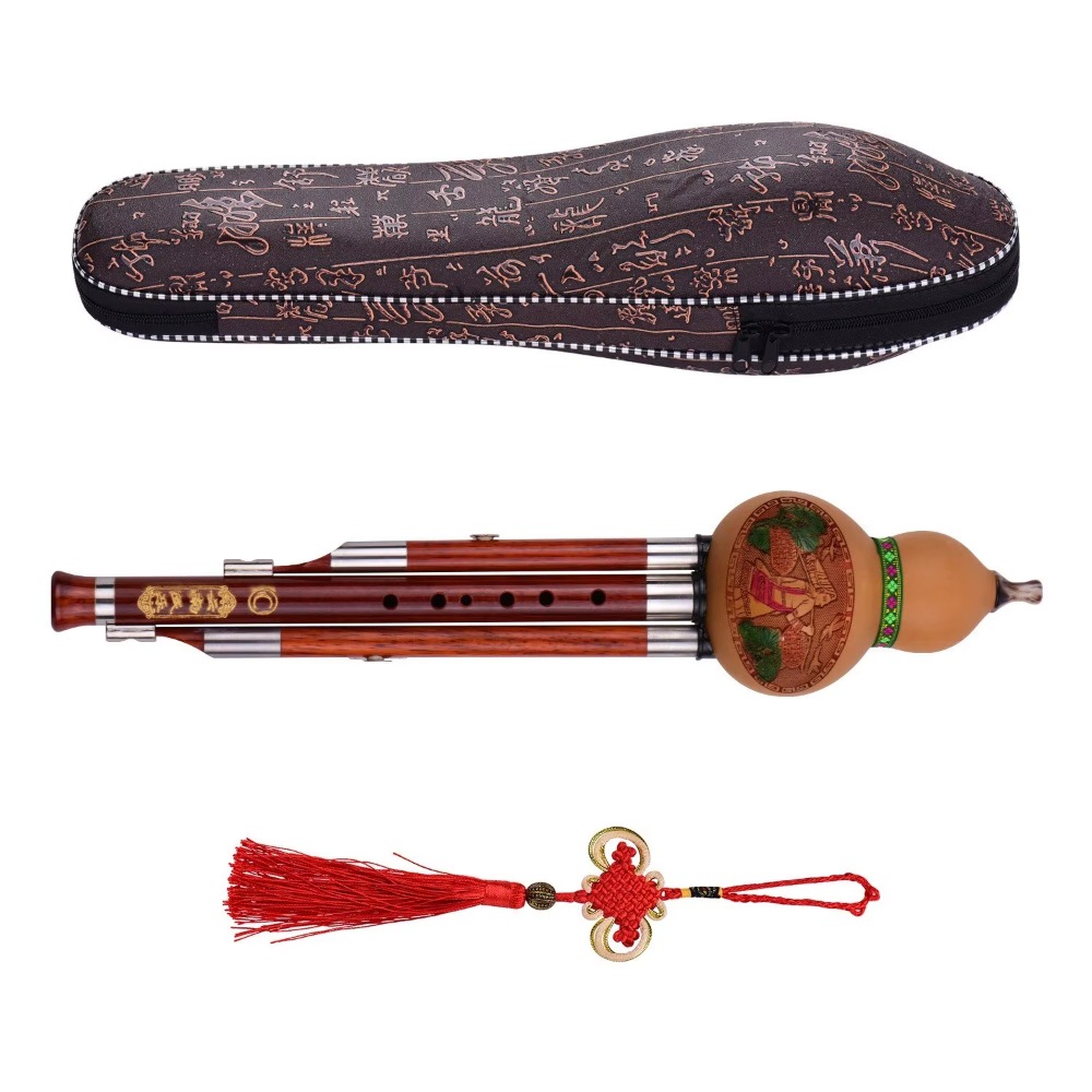 3-Tone C Key Hulusi Gourd Flut - đánh giá và giá Musical Instruments