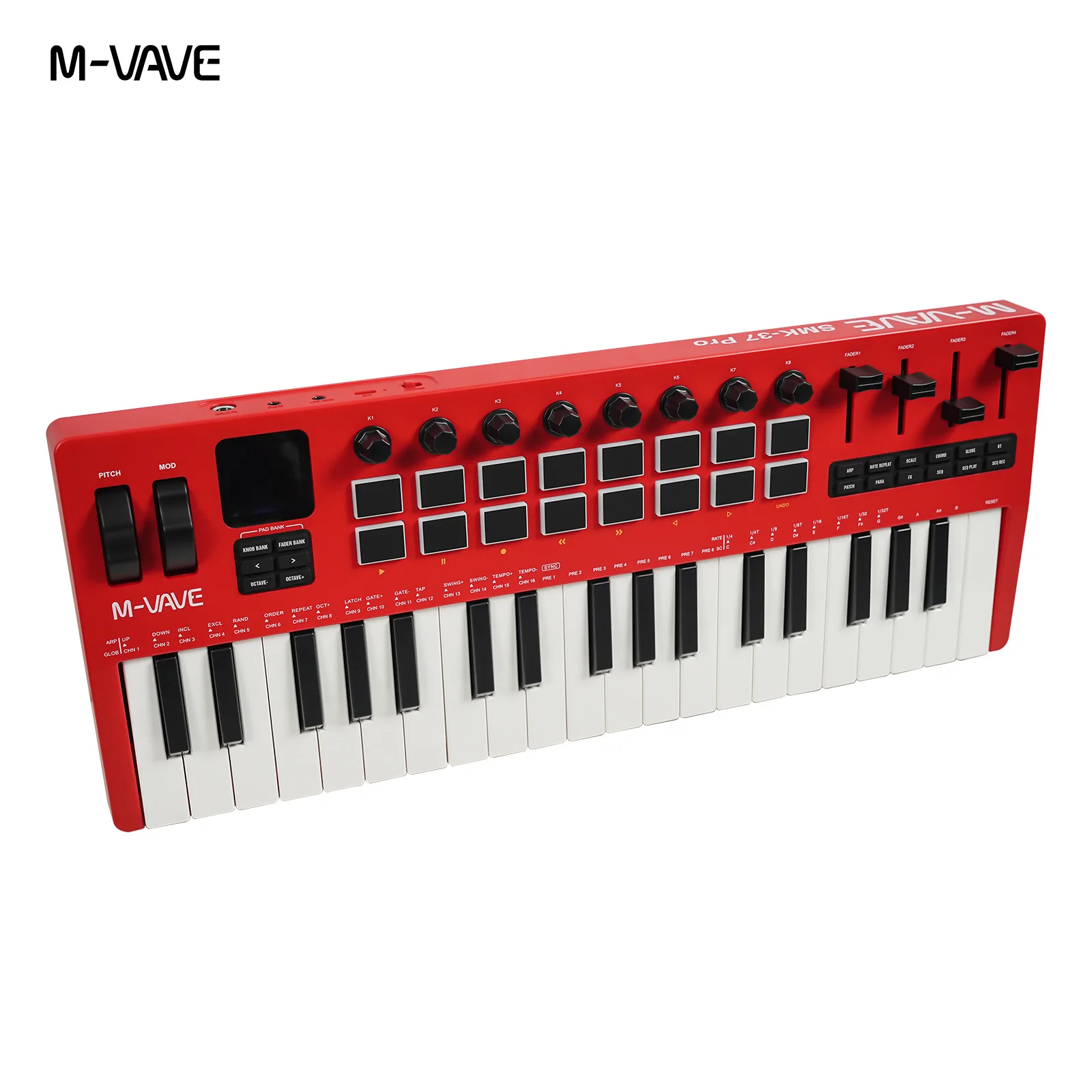 M-VAVE SMK-37 Pro 37-Key Red M - đánh giá và giá Musical Instruments Names