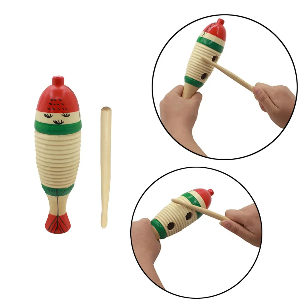 Wooden Fish Musical Orff Percu - đánh giá và giá Musical Instrument Game
