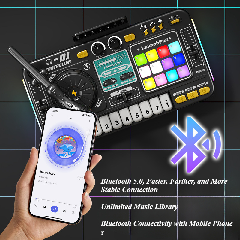Kid DJ Mixer with Microphone E - đánh giá và giá Musical Instruments Names