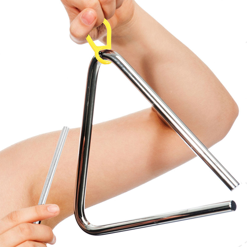 2Pcs Triangle Iron Percussion  - đánh giá và giá Musical Instrument Triangle