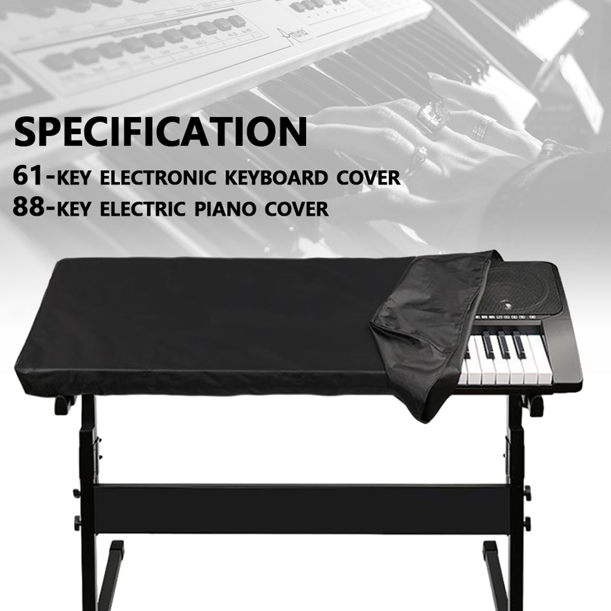 61/88-Key Electronic Piano Cov - đánh giá và giá Musical Instruments Names