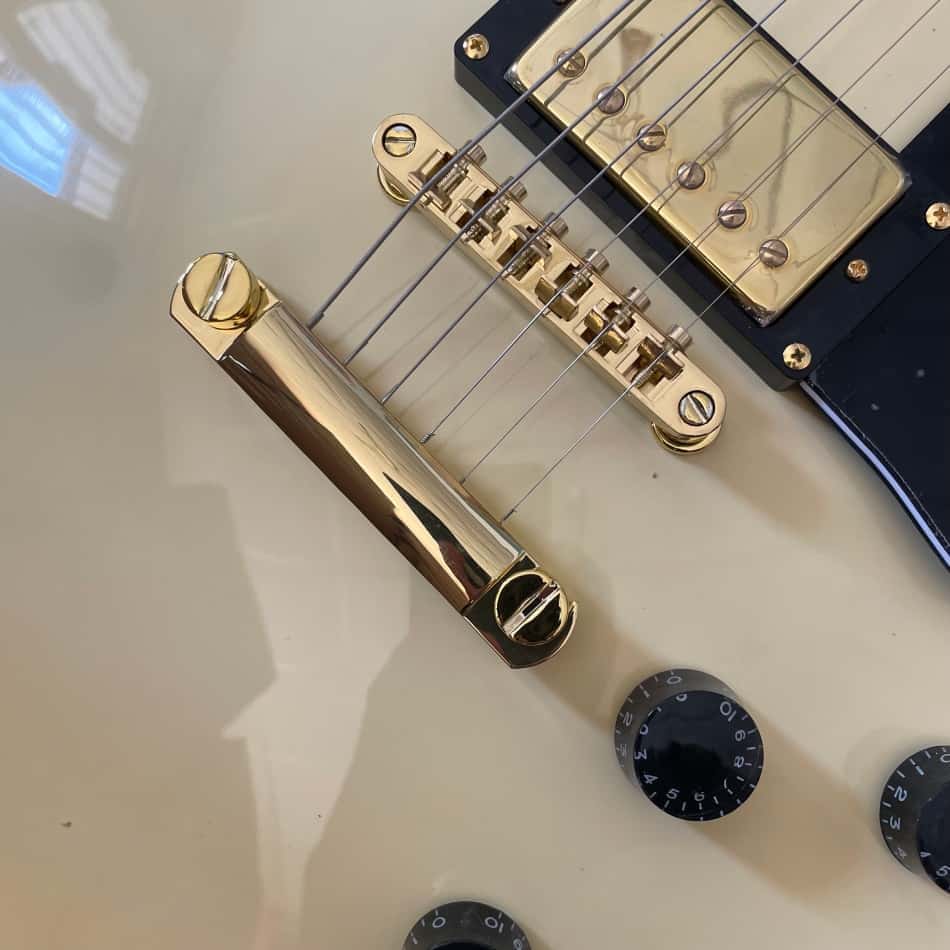 Ivory-white electric guitar wi - đánh giá và giá Electric Guitar Beginner