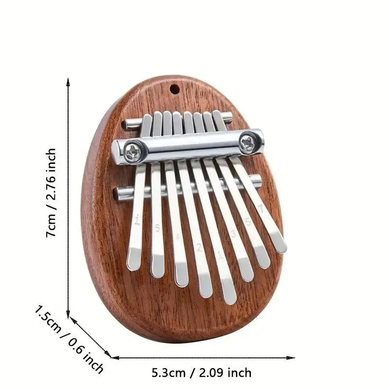 8 Key Mini Wood Kalimba High Q - đánh giá và giá Musical Instrument Marimba