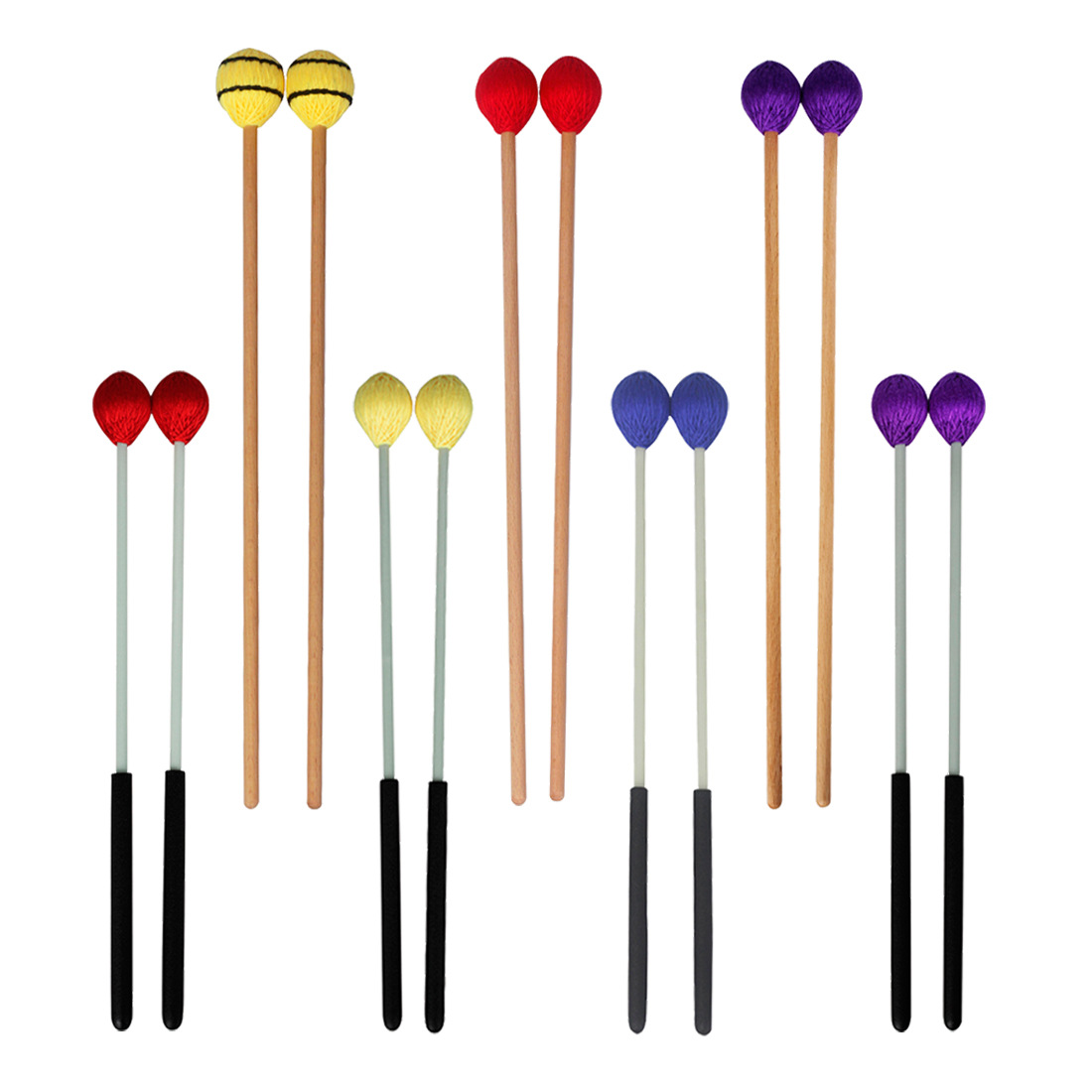 2Pcs Marimba Mallets Color Yar - đánh giá và giá Musical Instrument Marimba