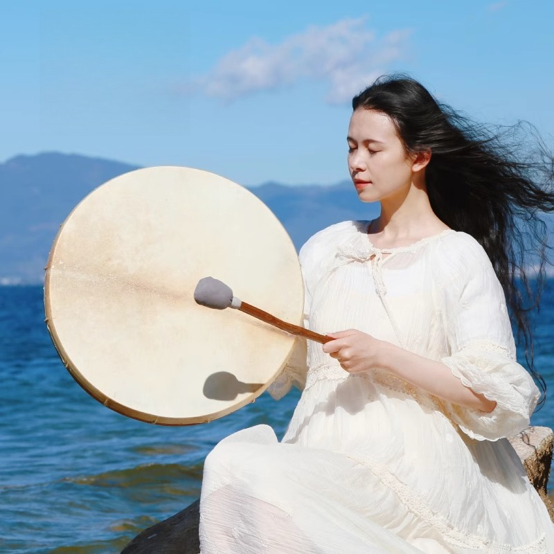 Shamanic Drum Circle Sheepskin - đánh giá và giá Musical Instrument Of India