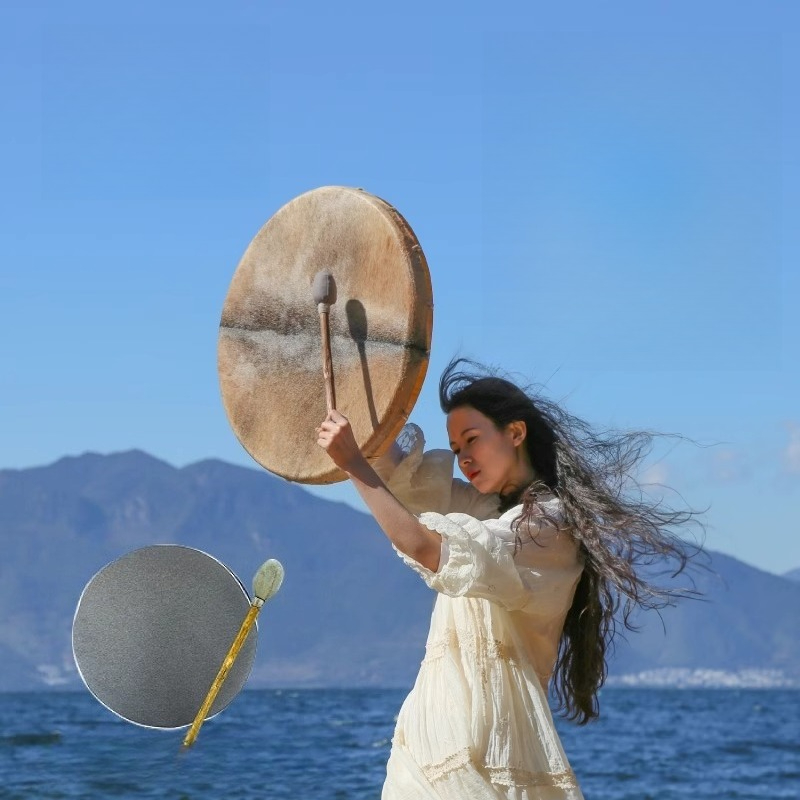 Shamanic Drum Circle Sheepskin - đánh giá và giá Musical Instrument Of India