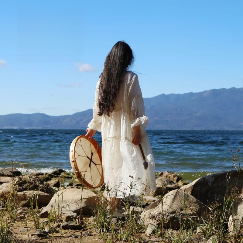 Shamanic Drum Circle Sheepskin - đánh giá và giá Musical Instrument Of India