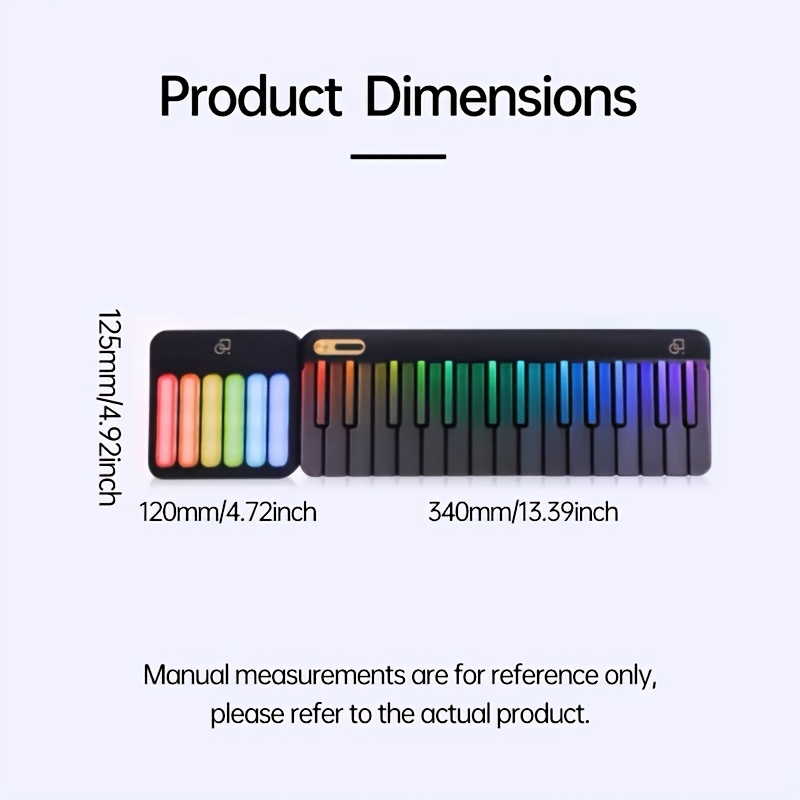 Stylish LED-Backlit PopuPiano  - đánh giá và giá Musical Instruments Names